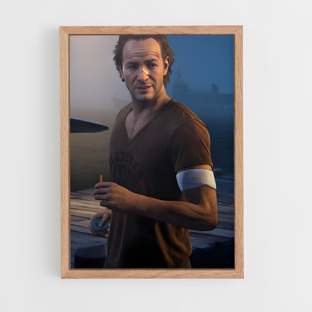 Poster L'Inflexible Sam – affiche Uncharted (vue 4)